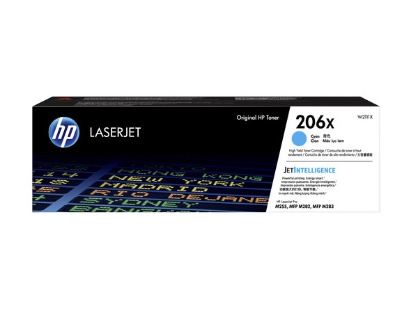 HP W2111X (206X) Cyan High Yield Toner Cartridge