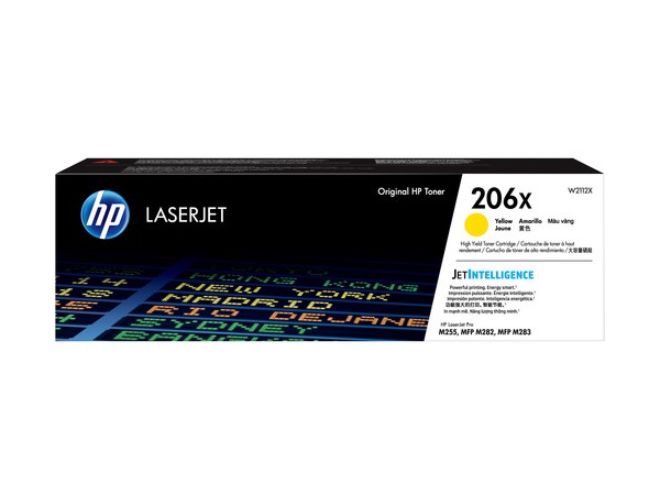 HP W2112X (206X) Yellow Toner Cartridge