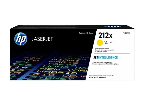 HP W2122X (212X) Yellow High Yield Toner Cartridge