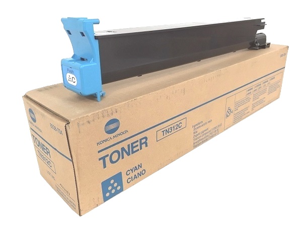 Konica Minolta 8938-704 (TN312C) Cyan Toner Cartridge