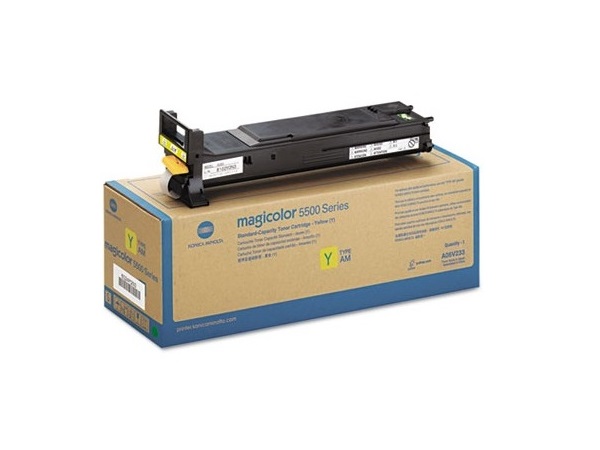 Konica Minolta A06V233 Yellow High Yield Toner Cartridge