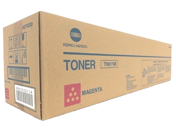 Konica Minolta A070330 (TN611M) Magenta Toner Cartridge