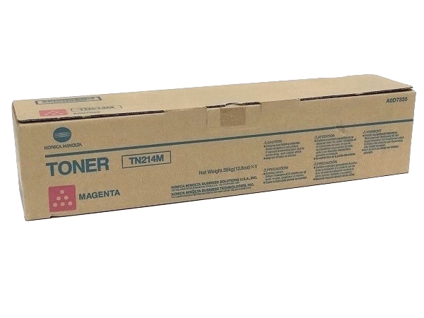 Konica Minolta A0D7335 (TN214M) Magenta Toner Cartridge