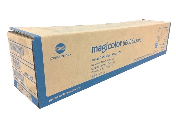 Konica Minolta A0D7433 Cyan Toner Cartridge