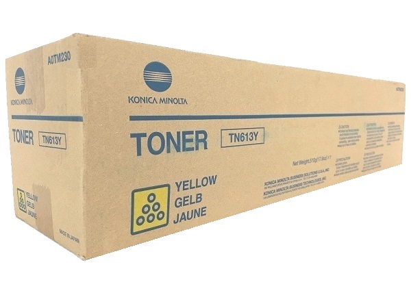 Konica Minolta A0TM230 (TN613Y) Yellow Toner Cartridge