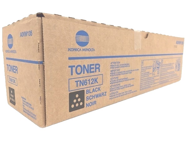 Konica Minolta A0VW135 (TN612BK) Black Toner Cartridge