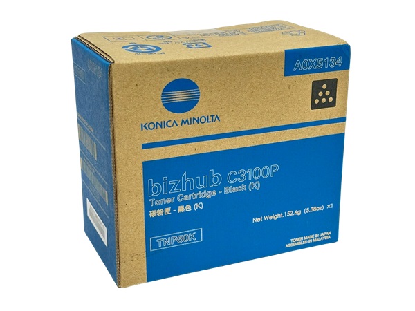 Konica Minolta A0X5134 (TNP50K) Black Toner Cartridge