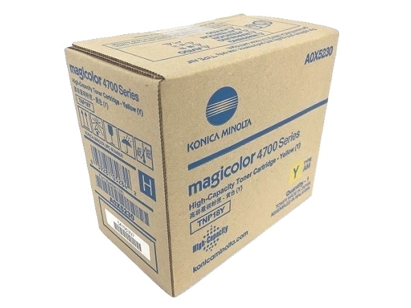 Konica Minolta A0X5230 Yellow Toner Cartridge - High Yield