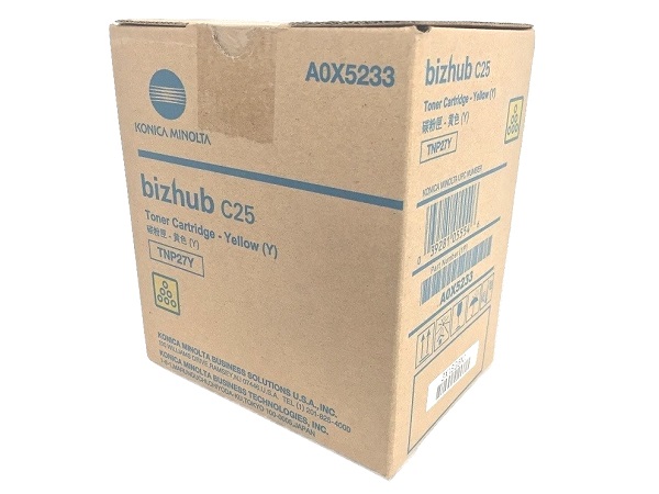 Konica Minolta A0X5233 (TNP27Y) Yellow Toner Cartridge