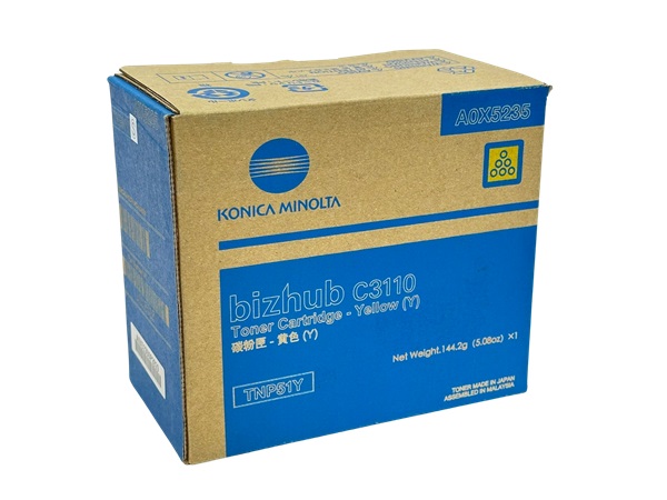 Konica Minolta A0X5235 (TNP51Y) Yellow Toner Cartridge