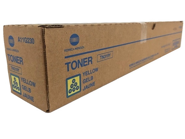 Konica Minolta A11G230 (TN319Y) Yellow Toner Cartridge