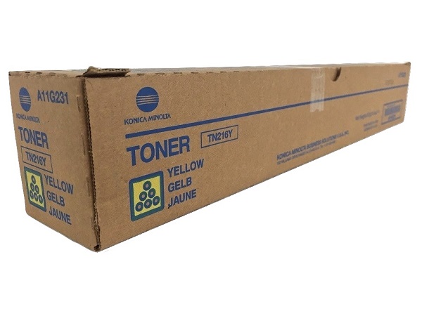 Konica Minolta A11G231 (TN216Y) Yellow Toner Cartridge