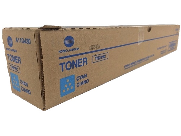 Konica Minolta A11G430 (TN319C) Cyan Toner Cartridge