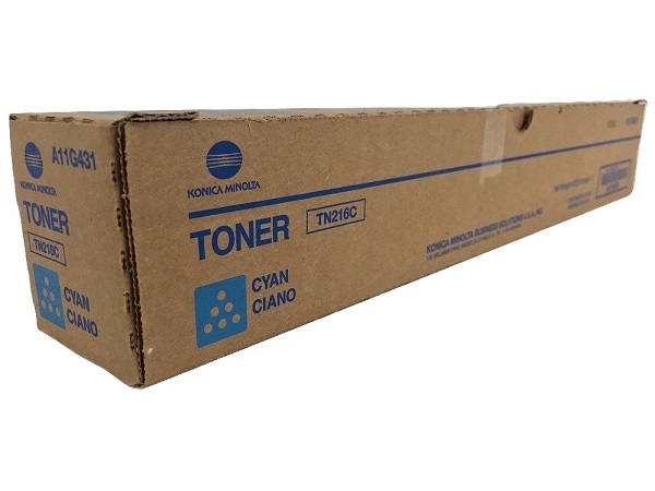 Konica Minolta A11G431 (TN216C) Cyan Toner Cartridge