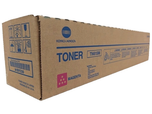 Konica Minolta A1DY330 (TN615M) Magenta Toner Cartridge