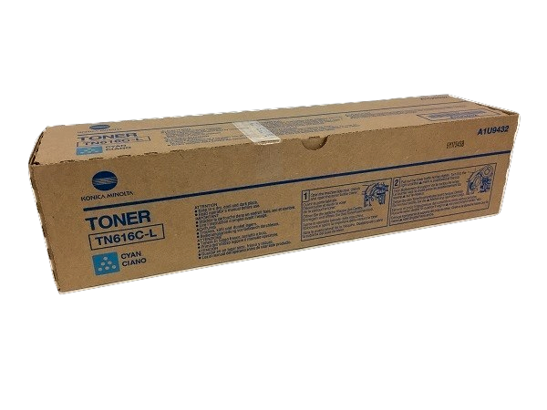 Konica Minolta A1U9432 (TN616CL) Cyan Toner Cartridge