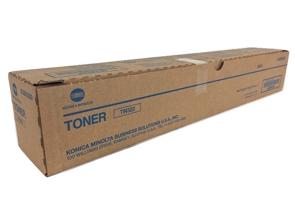 Konica Minolta A33K030 (TN-322) Black Toner Cartridge