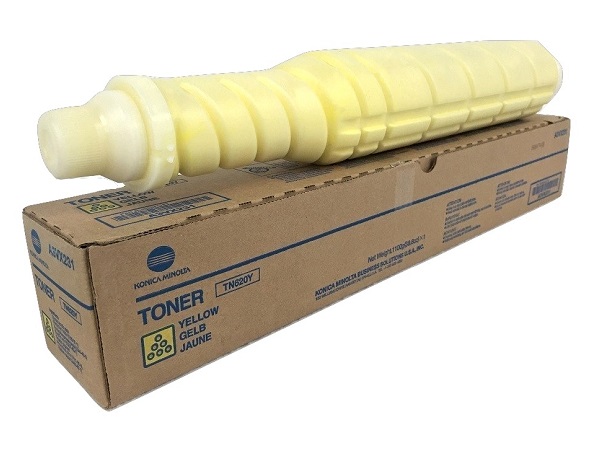 Konica Minolta A3VX231 (TN620Y) Yellow Toner Cartridge