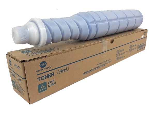 Konica Minolta A3VX431 (TN620C) Cyan Toner Cartridge