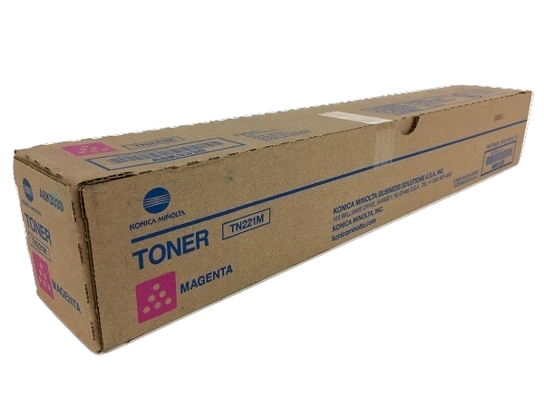 Konica Minolta TN-221M (A8K3330) Magenta Toner Cartridge