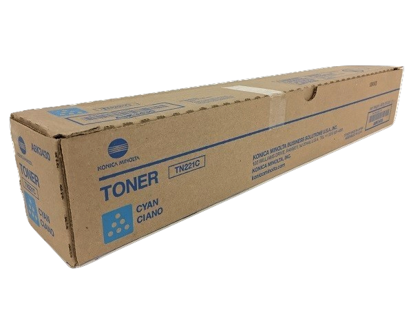 Konica Minolta TN-221C (A8K3430) Cyan Toner Cartridge