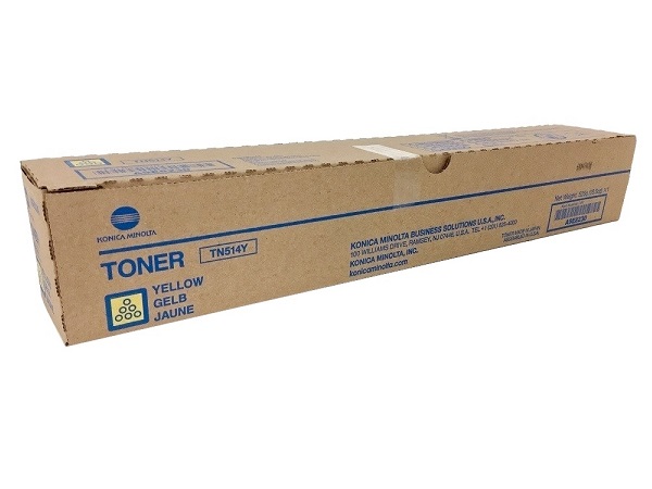 Konica Minolta TN-514Y (A9E8230) Yellow Toner Cartridge