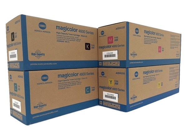 Konica Minolta Magicolor 4600 Series Toner Cartridge Set