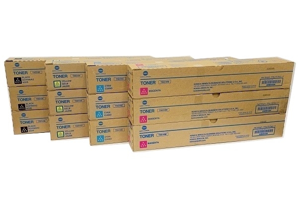 3 Sets Konica Minolta Bizhub TN-514 Complete Toner Cartridges