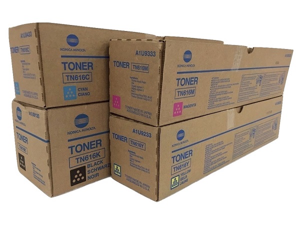 Konica Minolta Bizhub TN-616 Complete Toner Cartridge Set