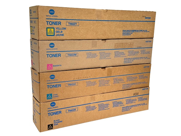 Konica Minolta TN-622 Complete Toner Set