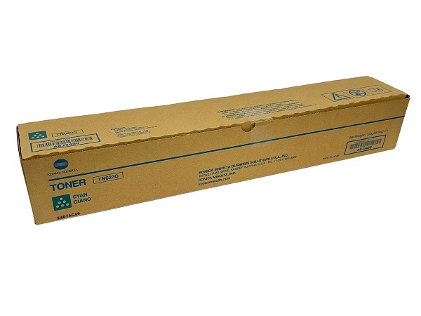 Konica Minolta A8J3430 (TN623C) Cyan Toner Cartridge