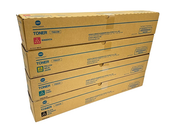 Konica Minolta TN623 Complete Toner Set