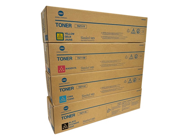 Konica Minolta Bizhub TN711 Toner Cartridge Set