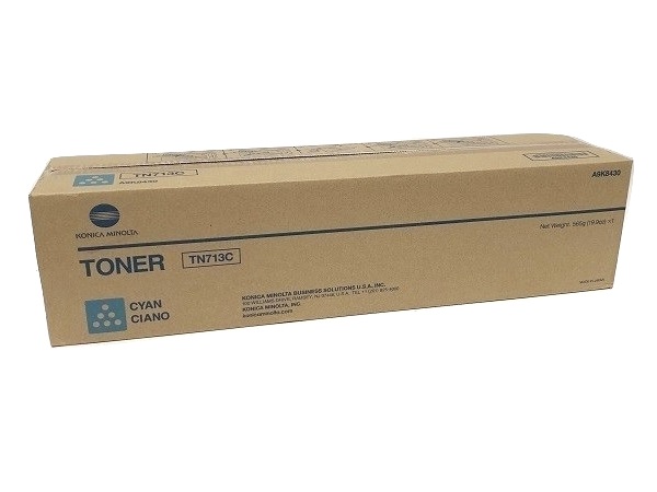 Konica Minolta A9K8430 (TN-713C) Cyan Toner Cartridge