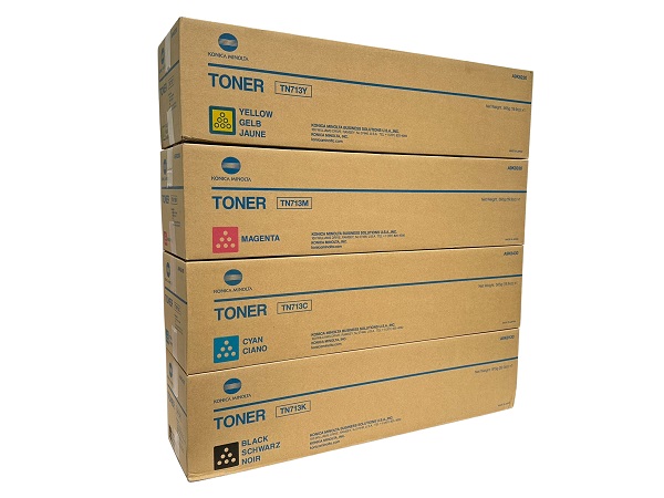 Konica Minolta TN-713 Complete Toner Set