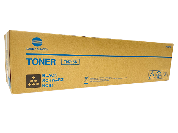 Konica Minolta TN-715K (ACP8130) Black Toner Cartridge