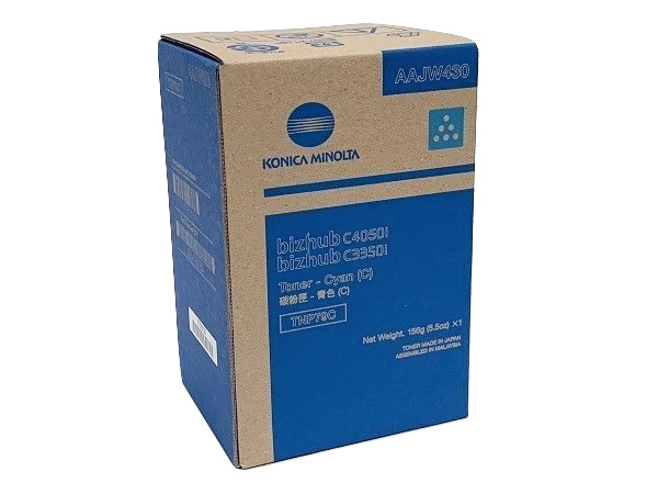 Konica Minolta AAJW430 (TNP79C) Cyan Toner Cartridge