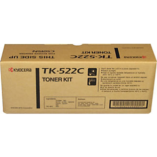 Kyocera TK-522C (TK522C) Cyan Toner Cartridge