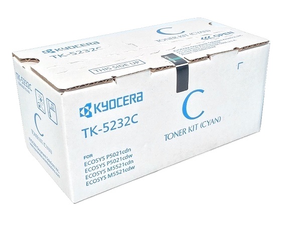 Kyocera TK-5232C (1T02R9CUS0) Cyan Toner Cartridge