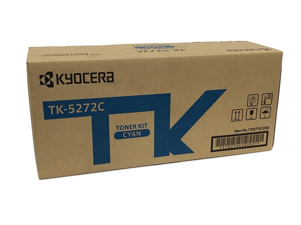 Kyocera TK-5272C (1T02TVCUS0) Cyan Toner Cartridge
