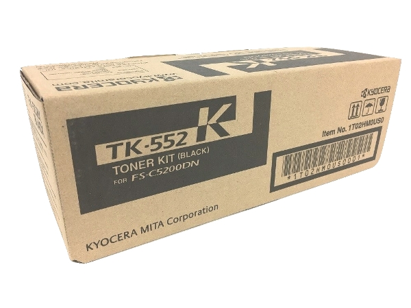 Kyocera TK-552K (TK552K) Black Toner Cartridge