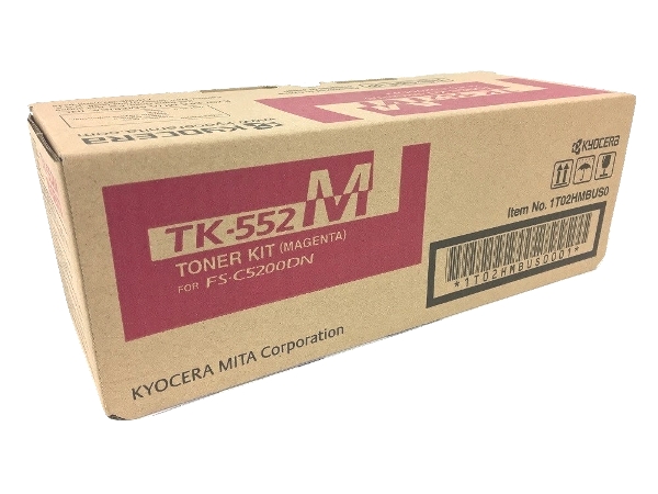 Kyocera TK-552M (TK552M) Magenta Toner Cartridge