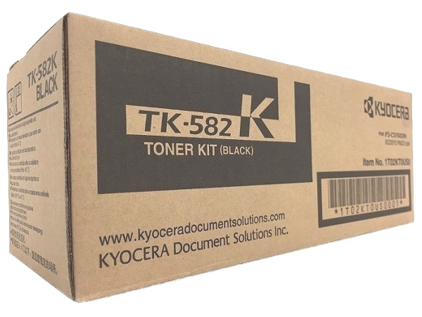 Kyocera TK-582K (TK582K) Black Toner Cartridges