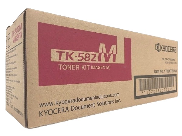 Kyocera TK-582M (TK582M) Magenta Toner Cartridge