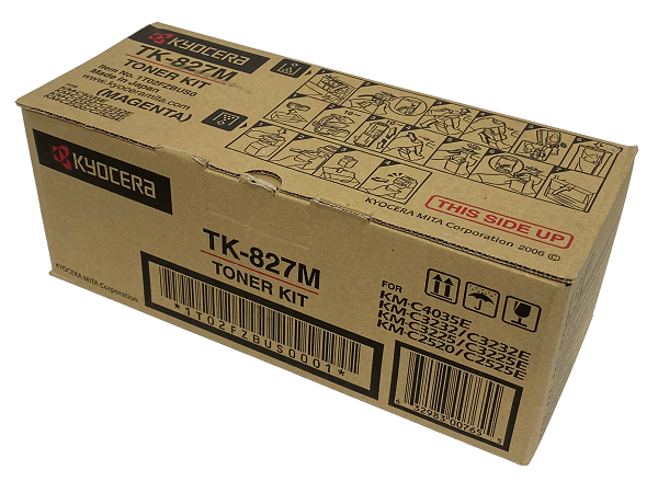 Kyocera TK-827M (TK827M) Magenta Toner Cartridge