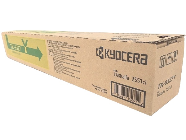 Kyocera TK-8327Y (TK8327Y) Yellow Toner Cartridge