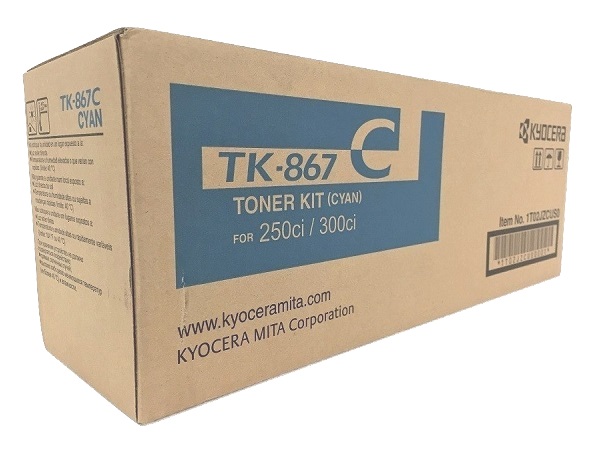 Kyocera TK-867C (TK867C) Cyan Toner Cartridge