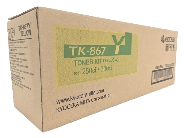 Kyocera TK-867Y (TK867Y) Yellow Toner Cartridge