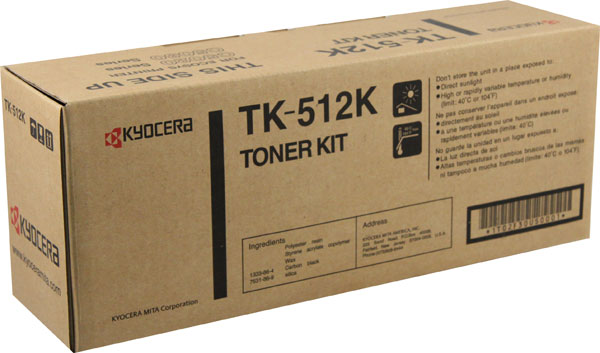 Kyocera TK-512K (TK512K) Black Toner Cartridge