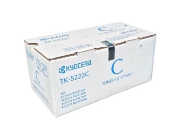 Kyocera TK-5222C (1T02R9CUS1) Cyan Toner Cartridge